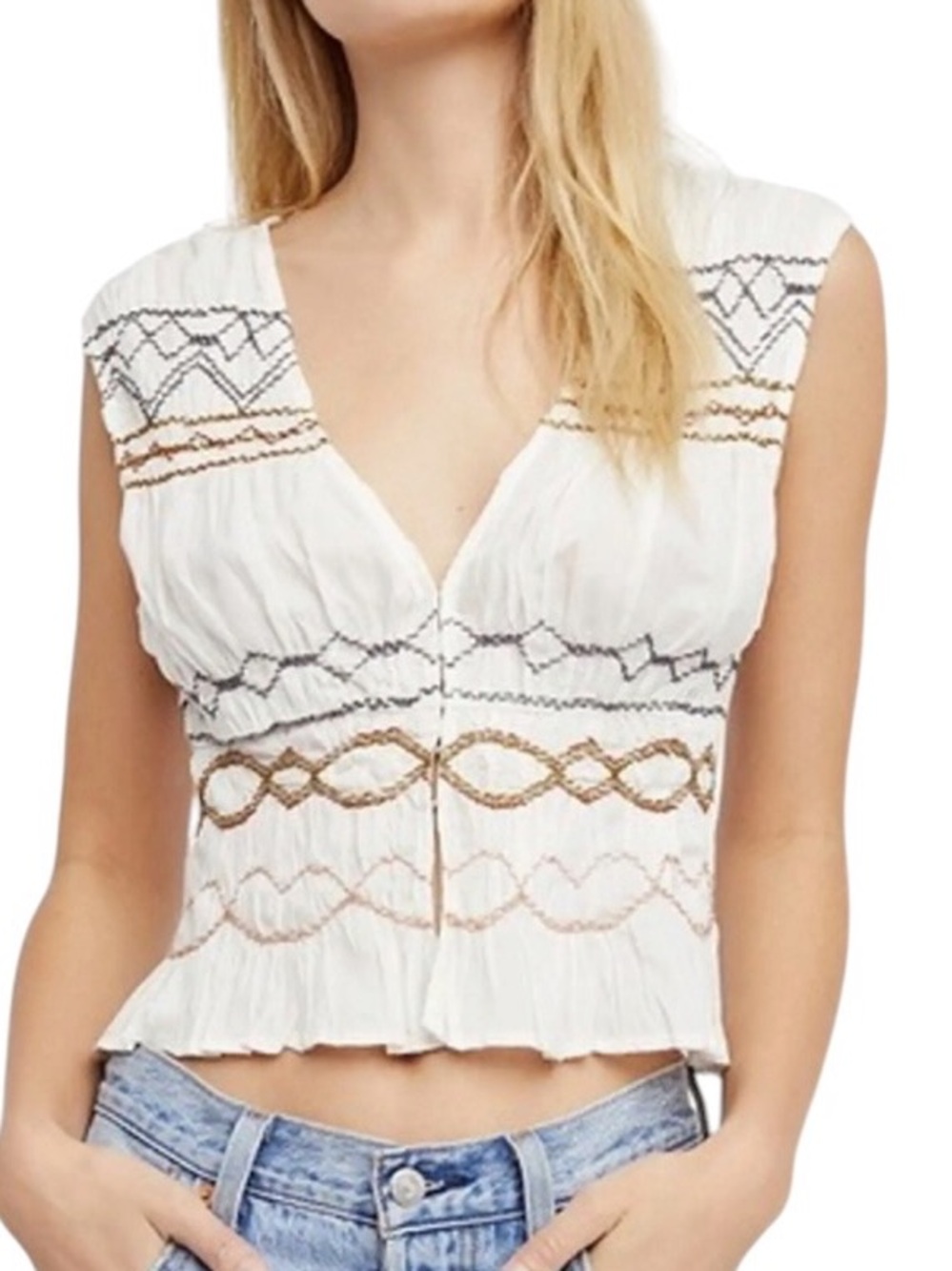 Free People Ivory Love Dove Cami Small
